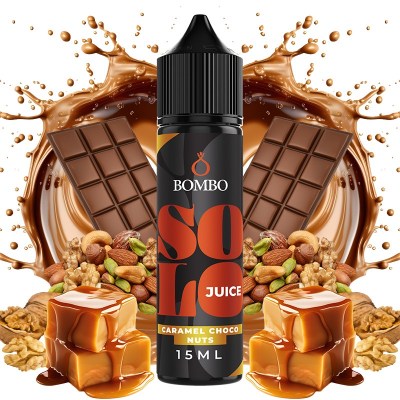 Bombo_eLiquids_Solo_Juice_Caramel_Choco_Nuts_Longfill_15ml_with_ingredients