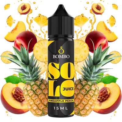 Bombo_eLiquids_Solo_Juice_Pineapple_Peach_Longfill_15ml_with_ingredients